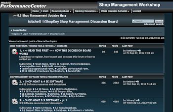 Click here to visit the Shop Management Forum.